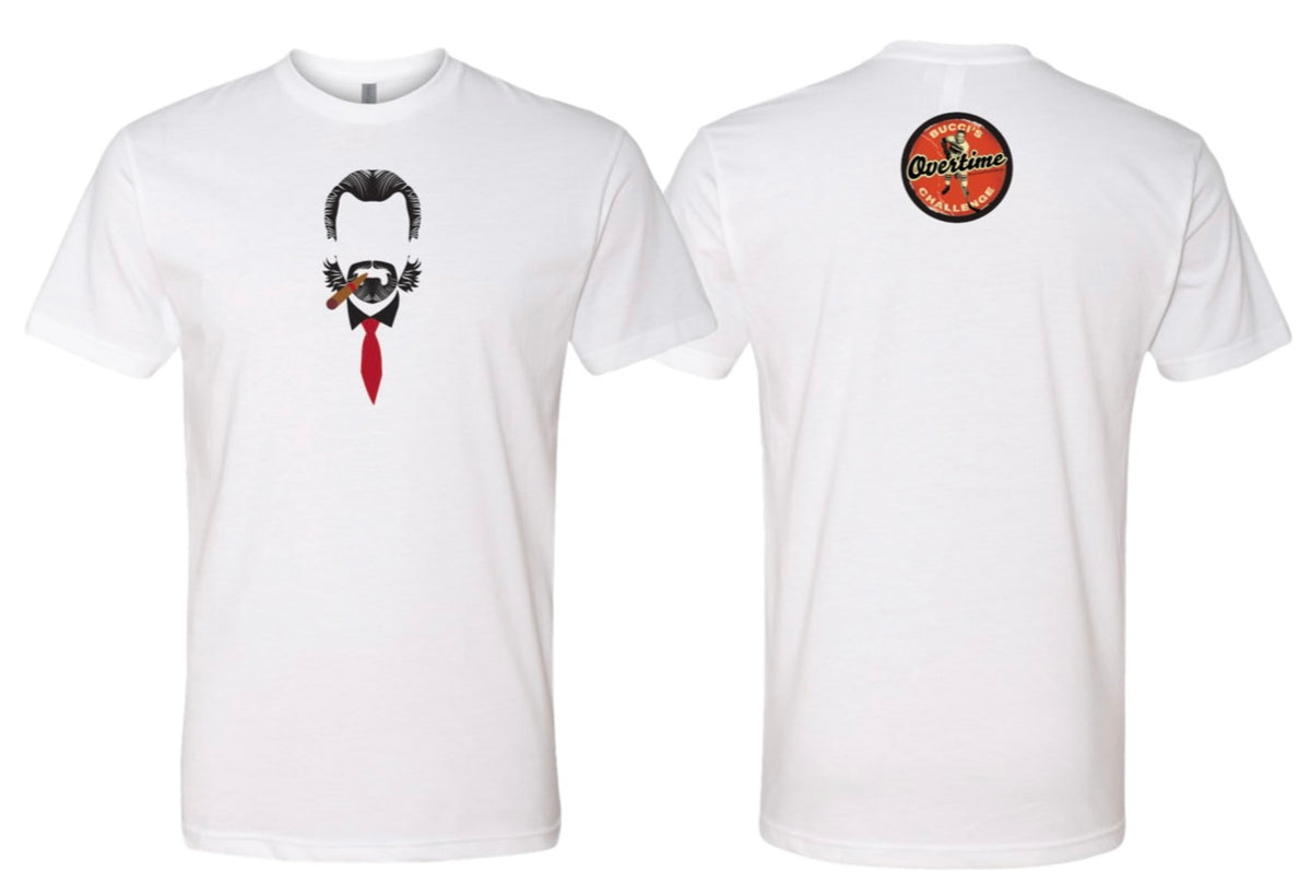 Barry Melrose/BucciOT Crispy White T shirts (XXL)
