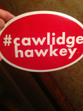#cawlidgehawkey Car Magnet